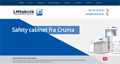 Desktop Screenshot of lmteknik.dk