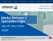 Tablet Screenshot of lmteknik.dk